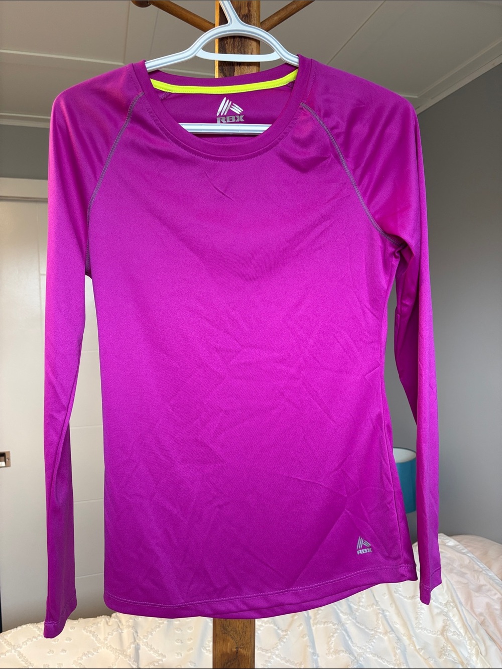 RBX Bright Magenta Long Sleeve Performance Shirt